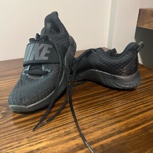 Nike Women’s Black Slip-On Athletic Sneakers with Strap